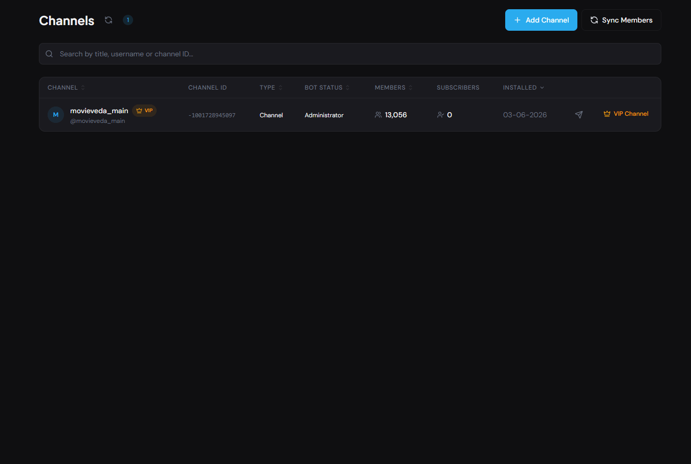 Channels & multi-bot screenshot